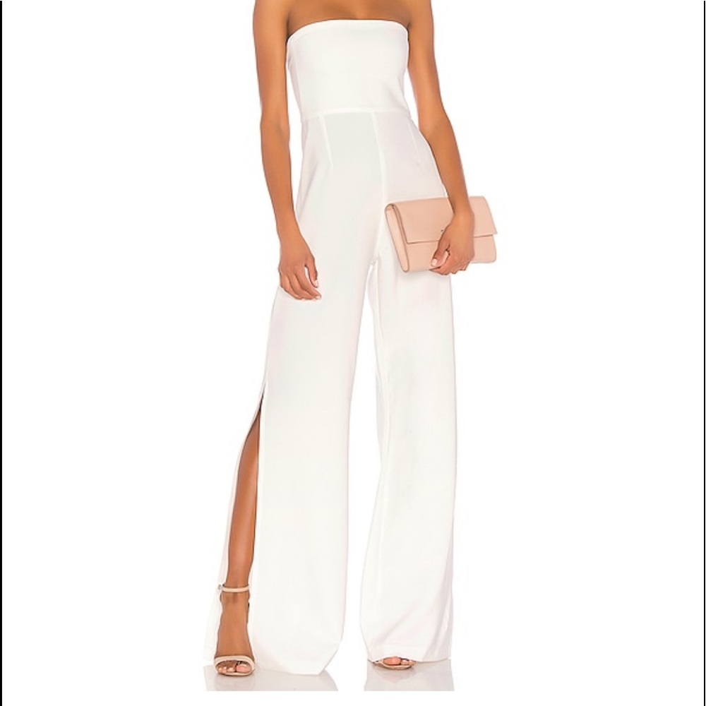 NWT Revolve Nookie Glamour Bridal White Jumpsuit XS